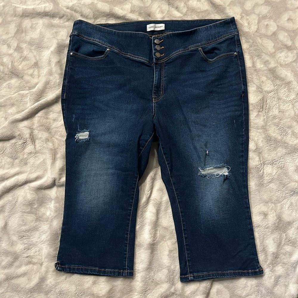 Lane Bryant Flex Magic Waistband High Rise Jegging Crop Size 22